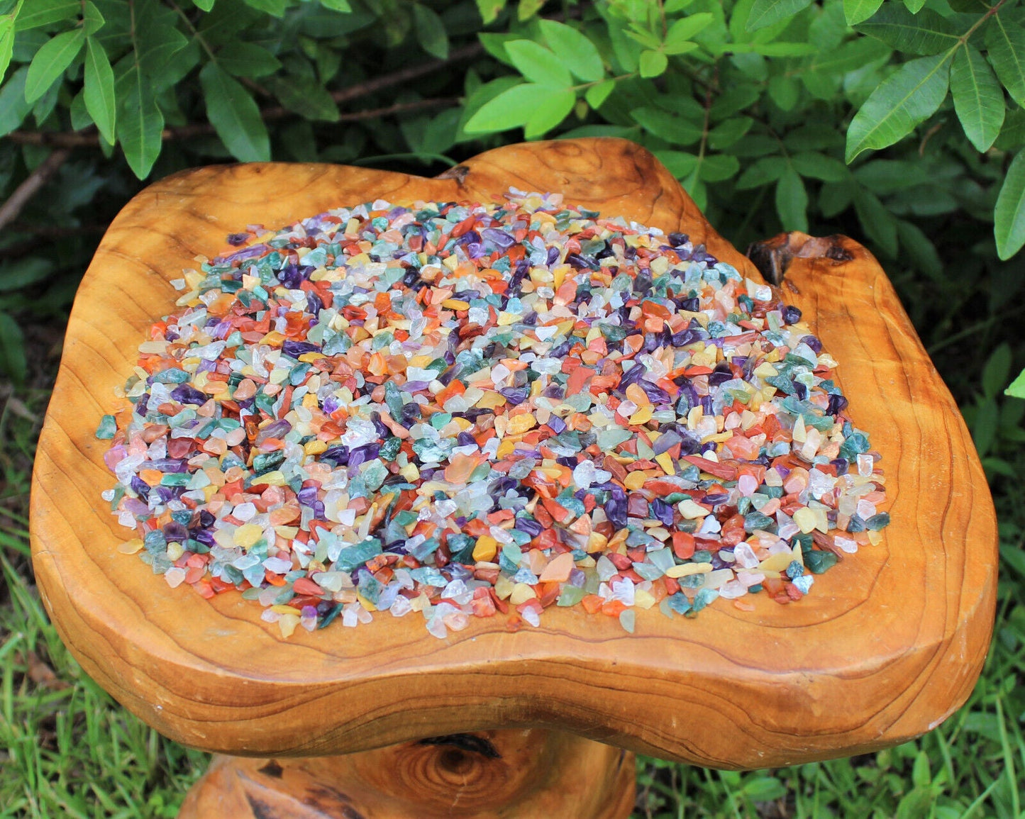 Assorted Semi Tumbled Gemstone Mini Chips 3-10 mm, Tiny, Mixed Chips Bulk Lot