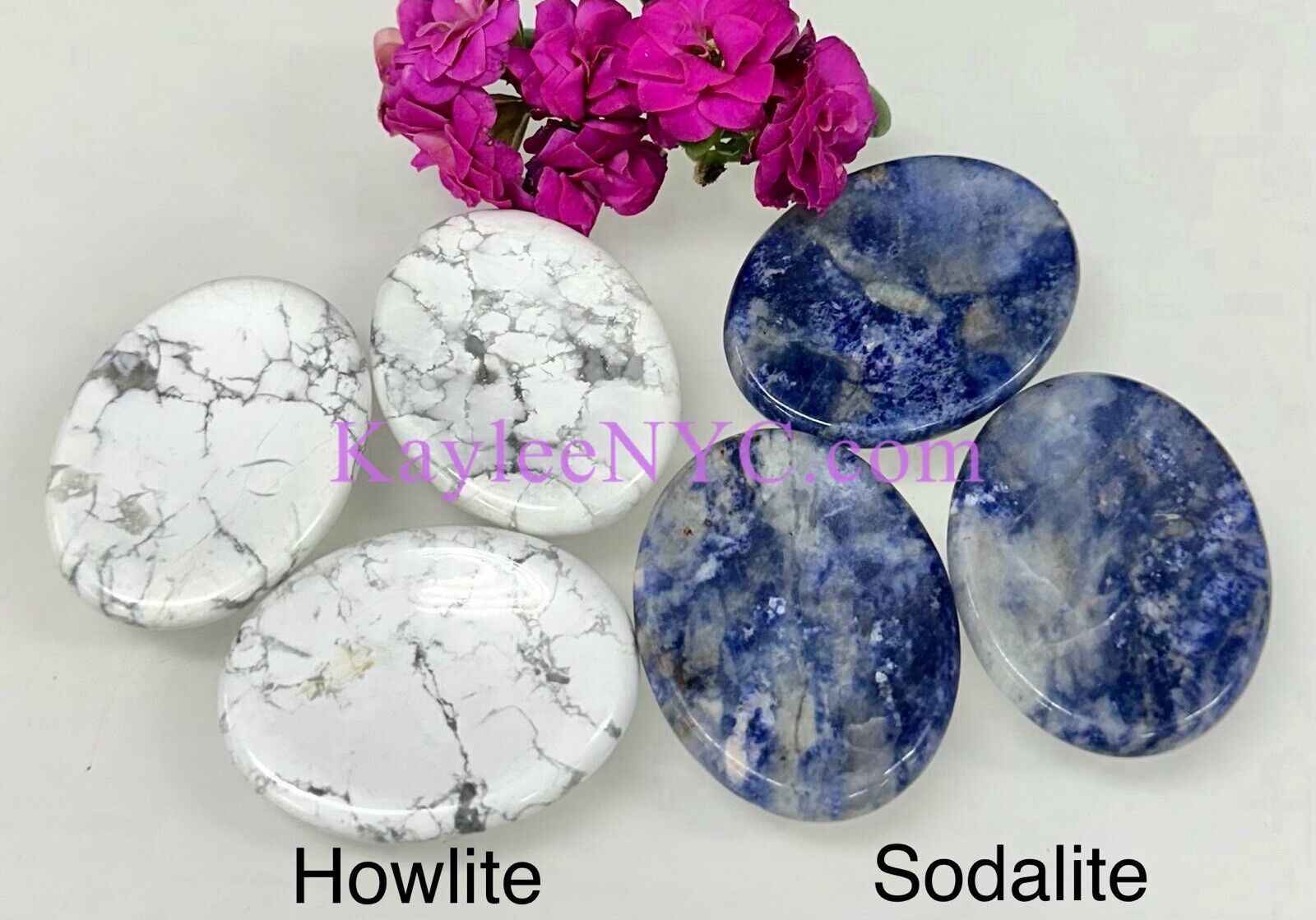 Wholesale Lot 11 PCs Natural Crystal Worry Stone Healing Energy