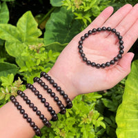 8 mm Bead Gemstone Bracelets: BUY 3 GET 1 FREE! (Stretch Crystal Bead Bracelets)