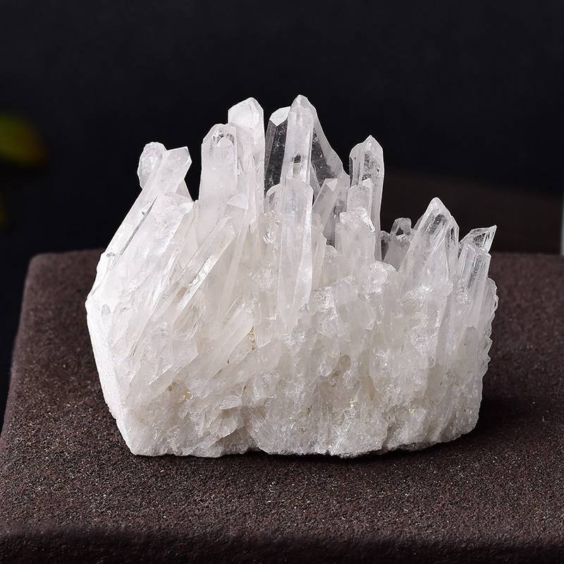 150g AAA Natural White Clear Quartz Cluster Crystal Point Healing Reiki Specimen