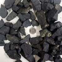 Raw Shungite Stones - Bulk Rough Stones from Russia - Healing Crystals Bulk