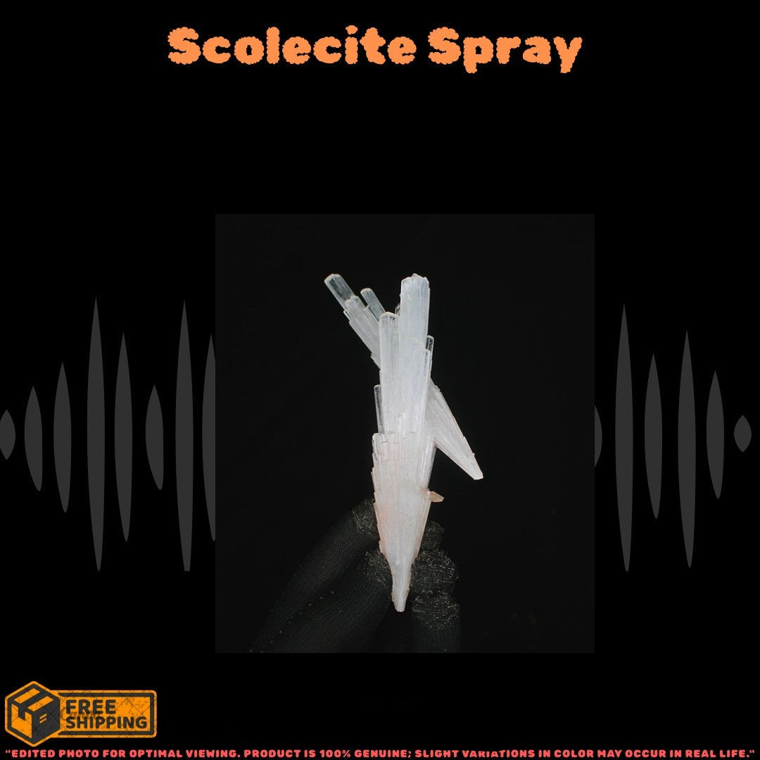 Scolecite Healing Stone 48g Peace Meditation Sleep Crystal India