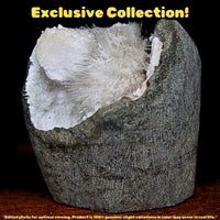 Scolecite Geode 65g Reiki Crystal for Peace Crown Chakra Healing