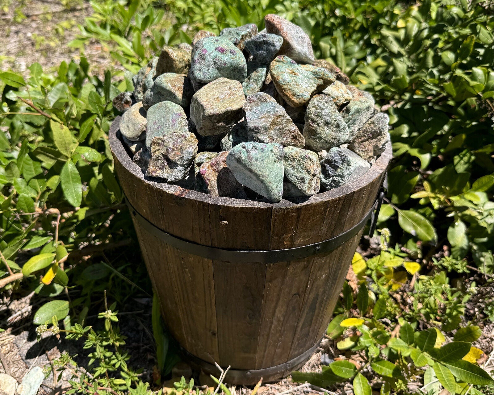 5 lb CLEARANCE Natural Rough Ruby Zoisite Wholesale Bulk Lots (Raw Ruby Zoisite)