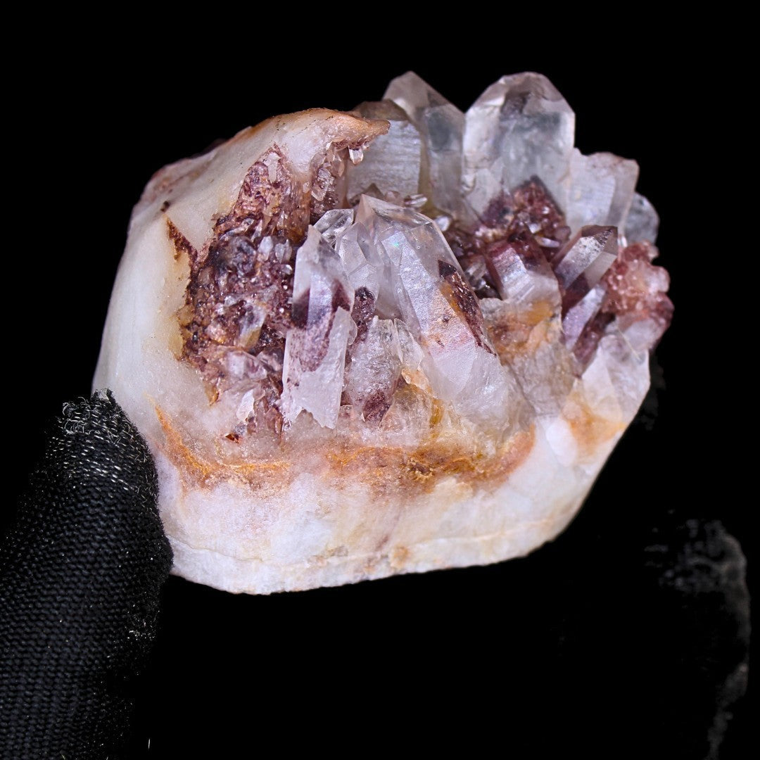 Phantom Quartz Crystal 330g 7x5 cm Raw Natural Cluster Stone from India