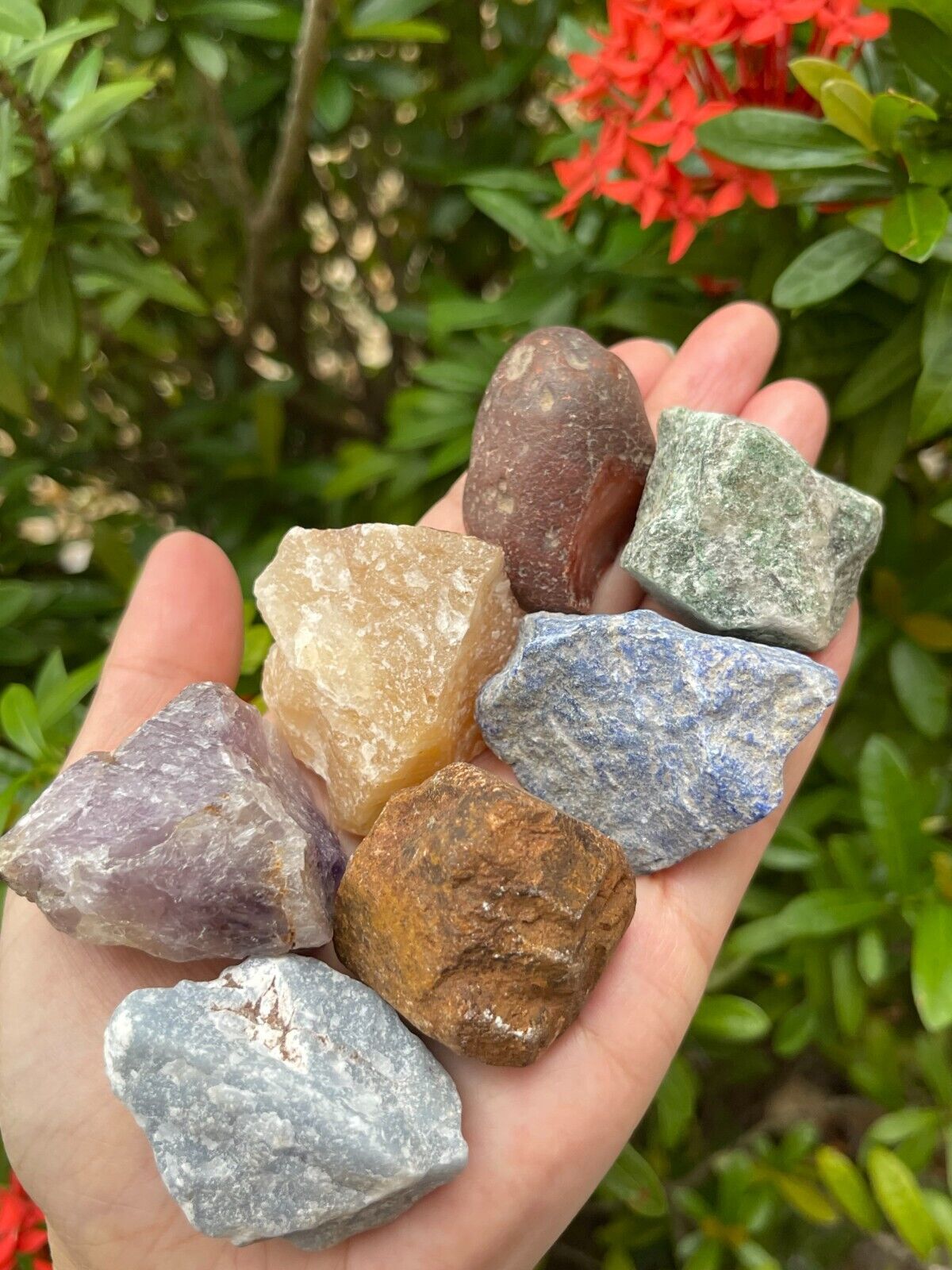 22pcs Premium Beginning Crystal Kit In Box, Crystals Gift Set!