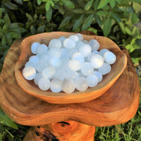 Selenite Tumbled Stones: Choose How Many ('A' Grade Polished Selenite Crystals)