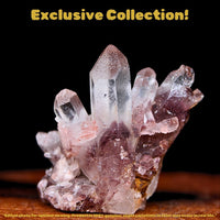 Red Phantom Quartz 103g Raw Crystal Cluster Healing Mineral from India