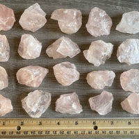 Rose Quartz Rough Natural Stones, 1.25-2" Raw Rose Quartz, Wholesales Bulk Lot