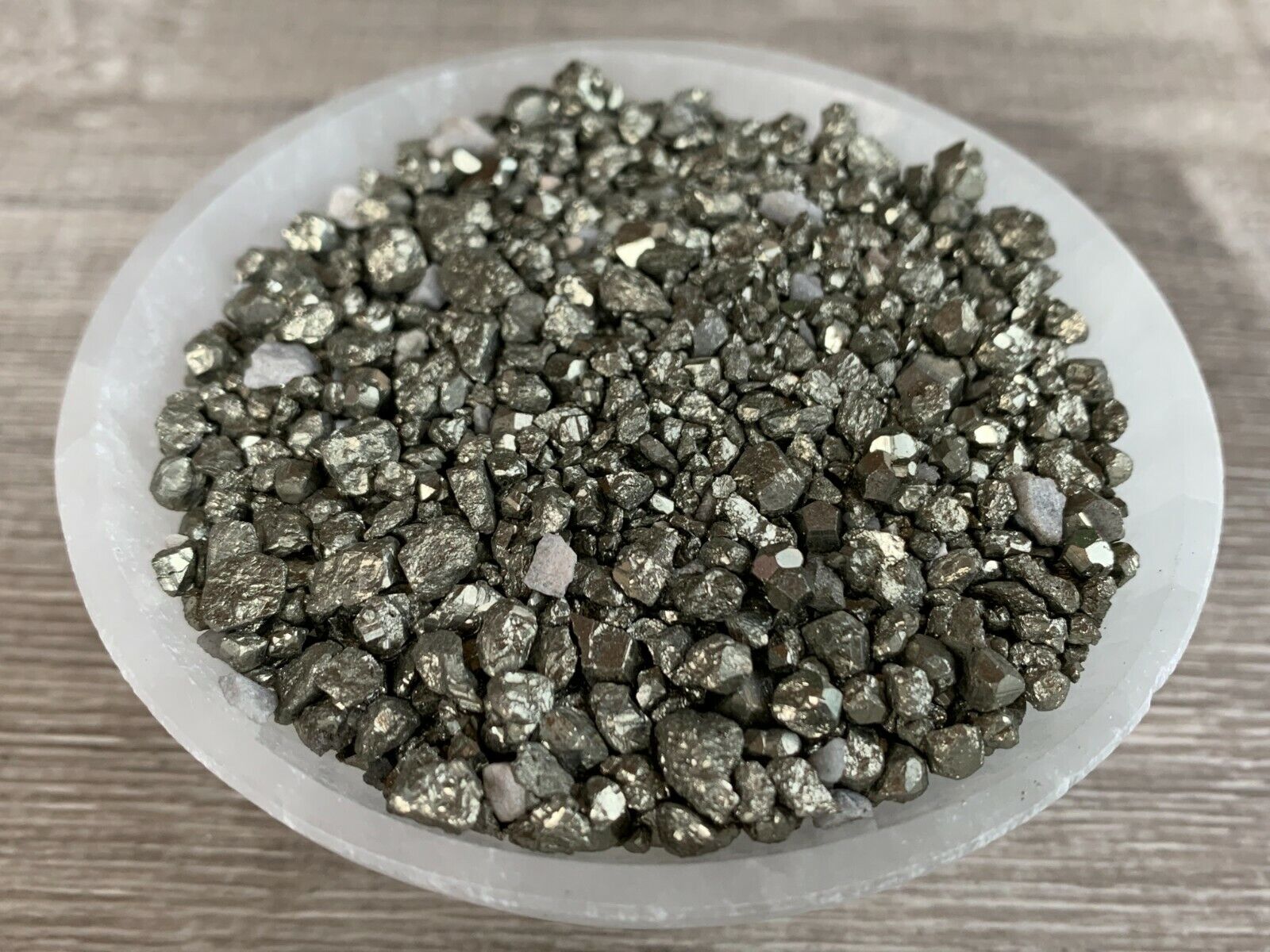 Grade A++ Pyrite Semi Rough Mini Chips 1 - 4 mm, Raw Pyrite, Wholesale Bulk Lot