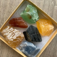 Premium Crystals & Healing Stones Set for New Beginnings, Meditation, Protection