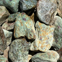 5 lb CLEARANCE Natural Rough Ruby Zoisite Wholesale Bulk Lots (Raw Ruby Zoisite)