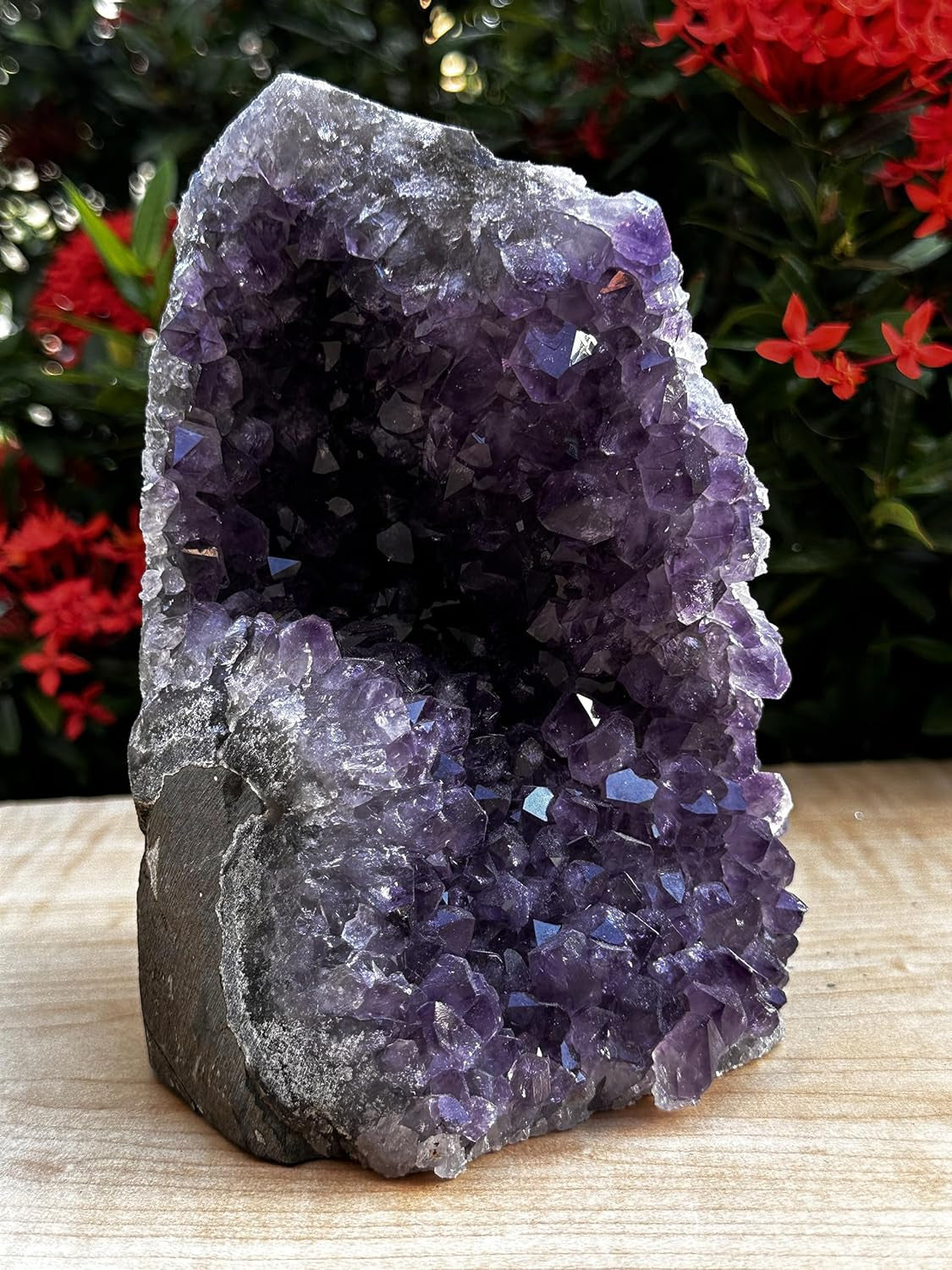 Amethyst Cluster, Amethyst Geode From Uruguay Cut Base, Pick a Size