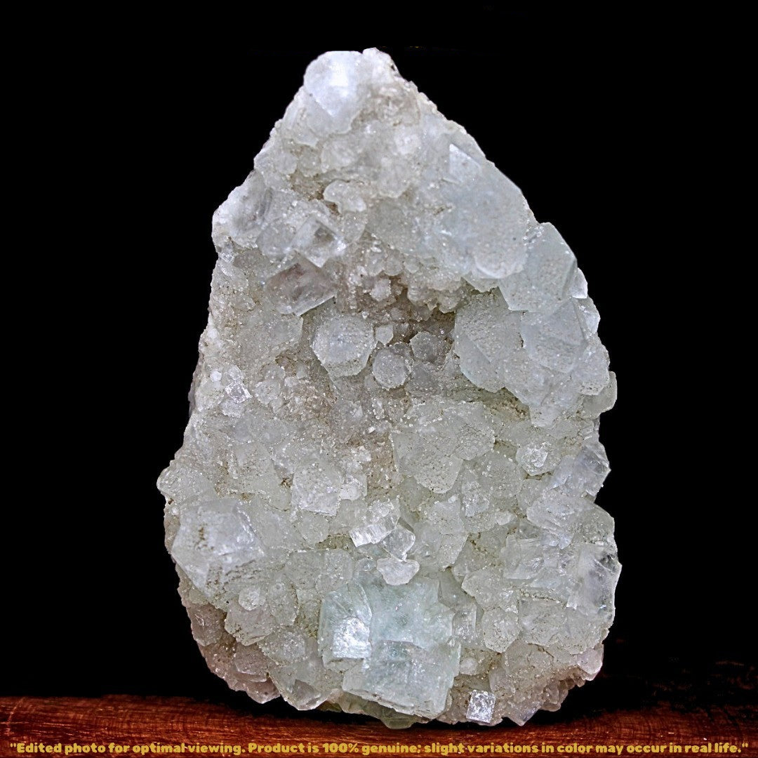 Apophyllite with Heulandite Cluster 135g Cabinet Mineral Specimen India