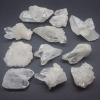 1 Lb Natural Clear Quartz Crystal Cluster Crystal Points Mineral Specimens