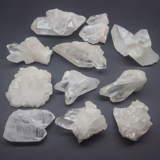 1 Lb Natural Clear Quartz Crystal Cluster Crystal Points Mineral Specimens