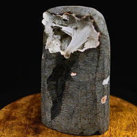 Scolecite Spray on Quartz Geode 330g Healing Crystal Reiki Meditation Stone