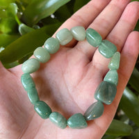 Wholesale Grade A++ Gemstone Nugget Bracelet, Choose from 18 Gemstone Types