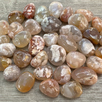 1/2 Lb Lot Tumbled Stones, 0.75-1.25" Crystal Healing Stones, Choose Stone Type