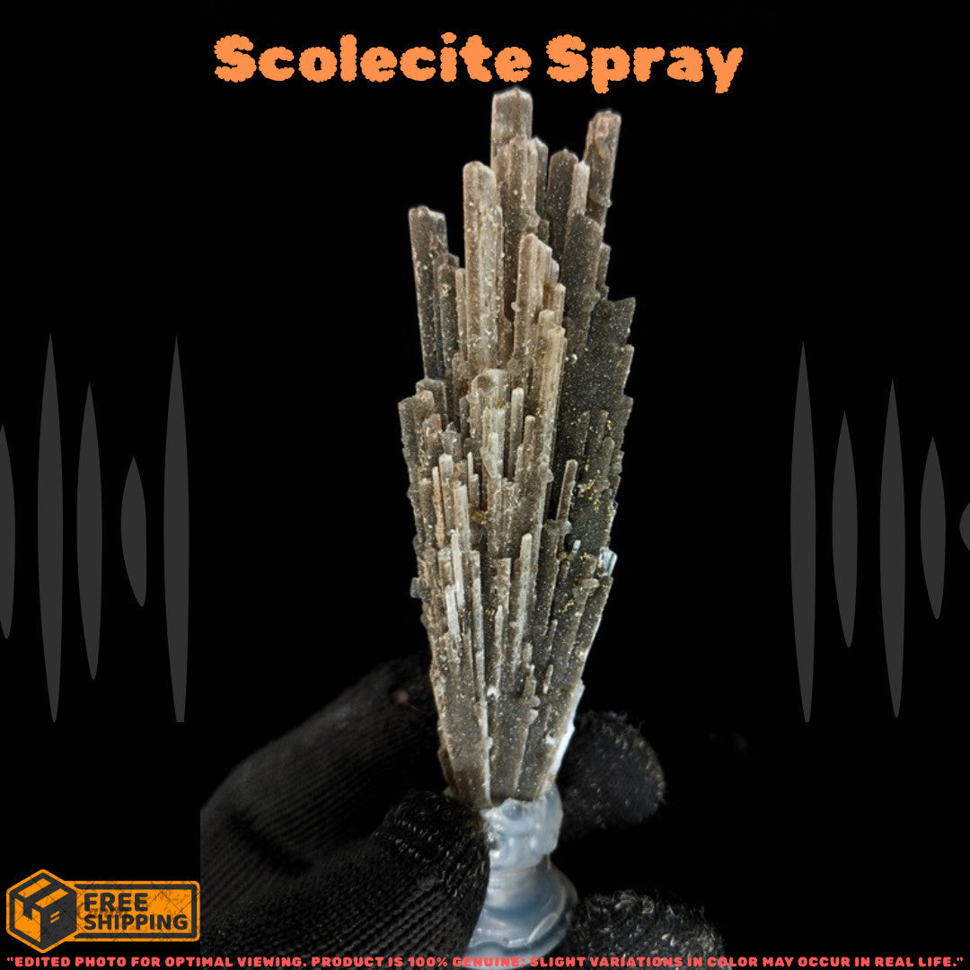 30g Scolecite Healing Stone | Natural Cluster for Energy, Peace & Relaxation