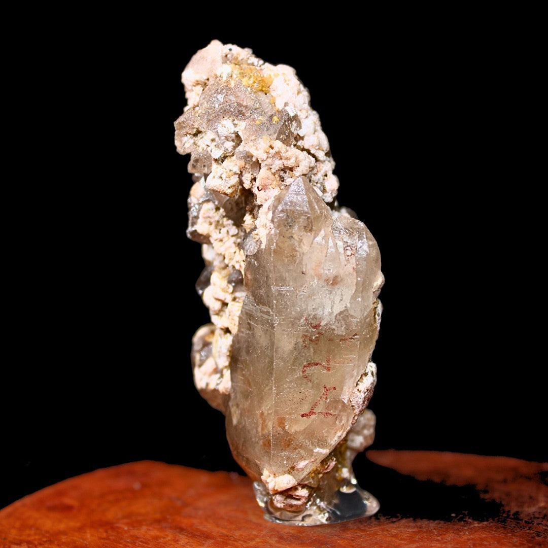 Smokey Quartz with Hematite Cluster 90g Rare Mineral Specimen 9x5x5 cm