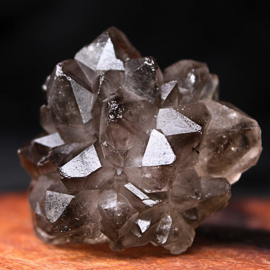 Rare Smokey Amethyst Flower Crystal Cluster 42g Collector Mineral Specimen