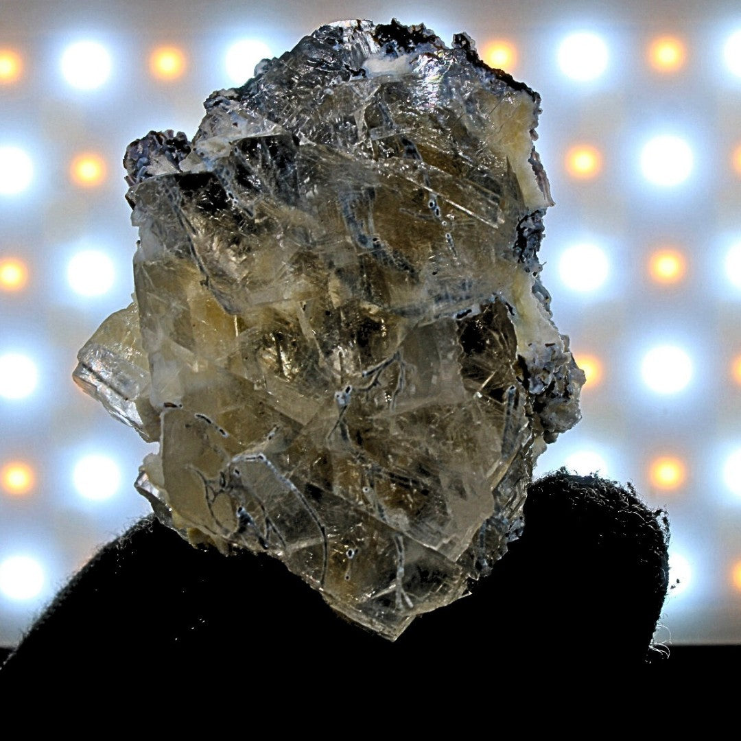 Calcite with Rainbow & Mordenite 60g | Healing Crystal Energy Stone India