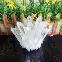 Large Natural Clear Quartz Crystal Cluster Gemstone Druzy Geode Specimen Healing