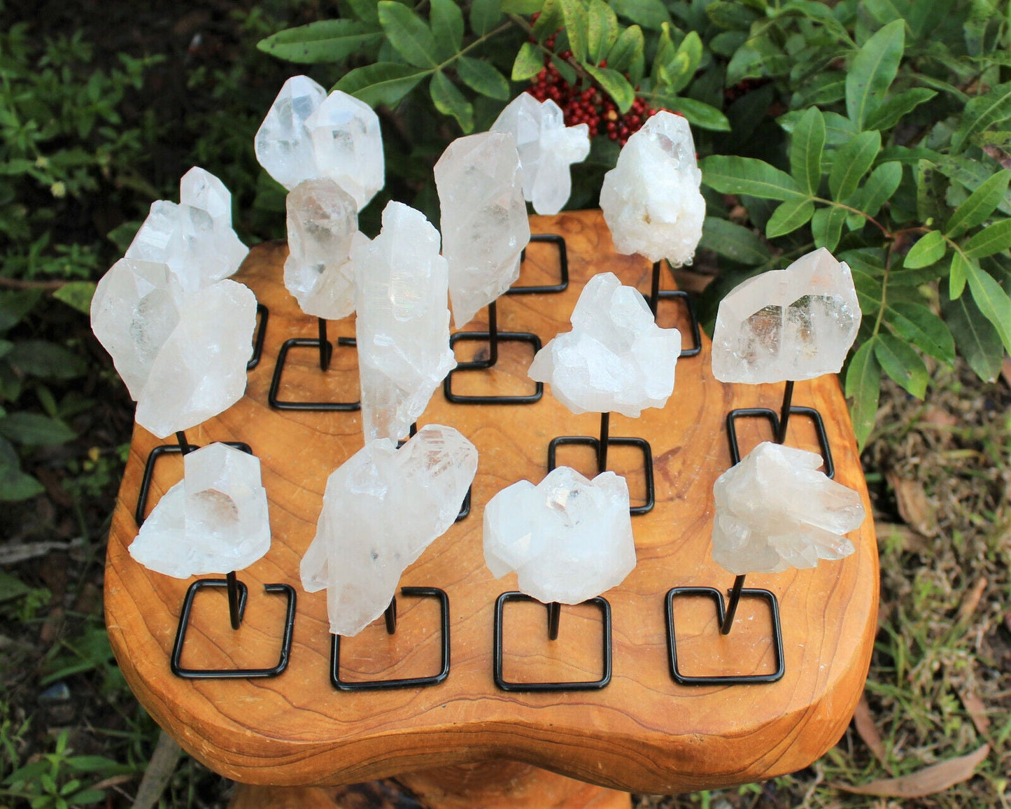 Clear Quartz Cluster Natural Crystal Décor Premium Raw Quartz from india