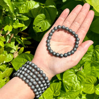 8 mm Bead Gemstone Bracelets: BUY 3 GET 1 FREE! (Stretch Crystal Bead Bracelets)