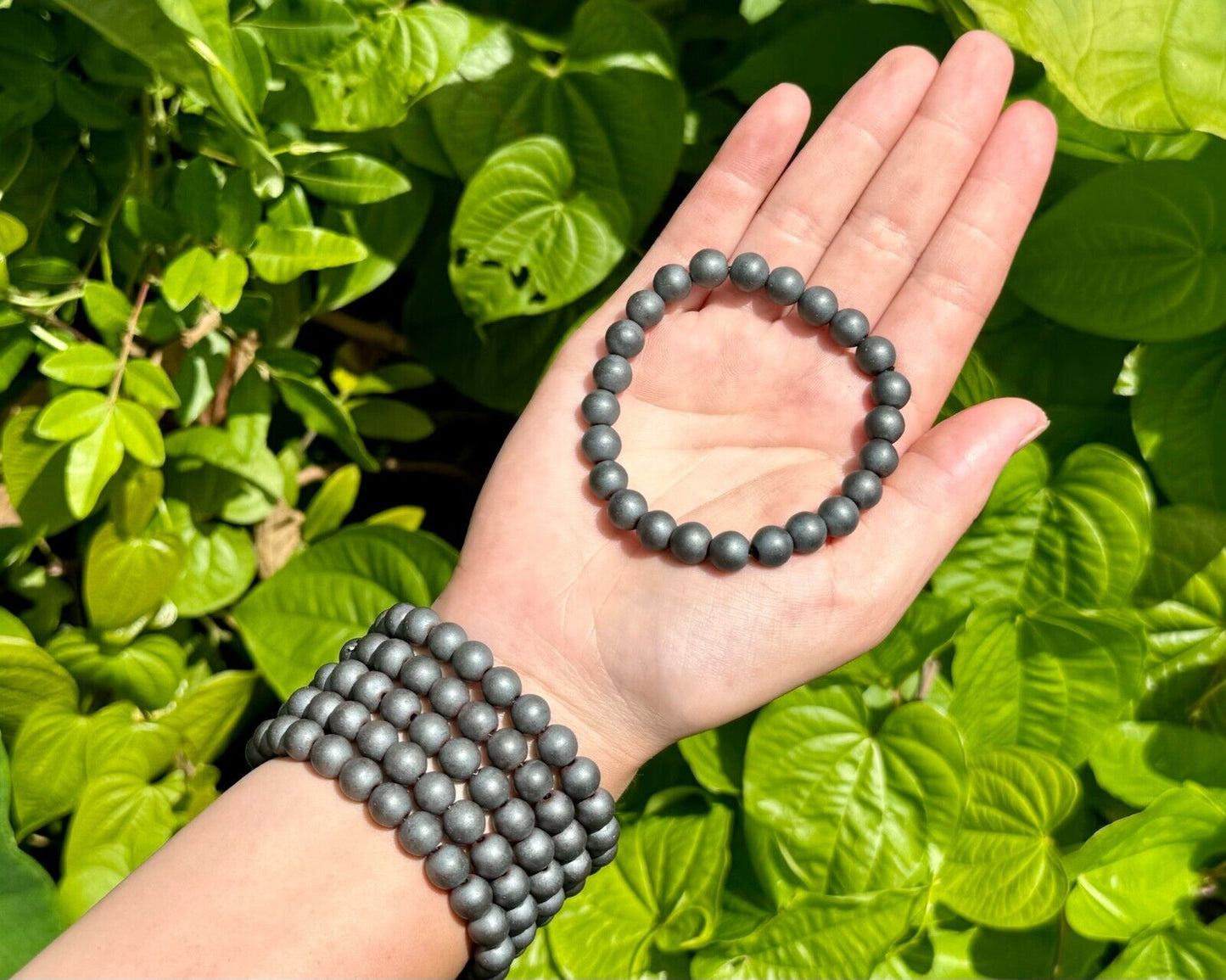 8 mm Bead Gemstone Bracelets: BUY 3 GET 1 FREE! (Stretch Crystal Bead Bracelets)