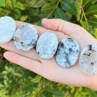 Natural Crystal Worry Stone: Choose Gemstone (Crystal Healing Pocket Stone)