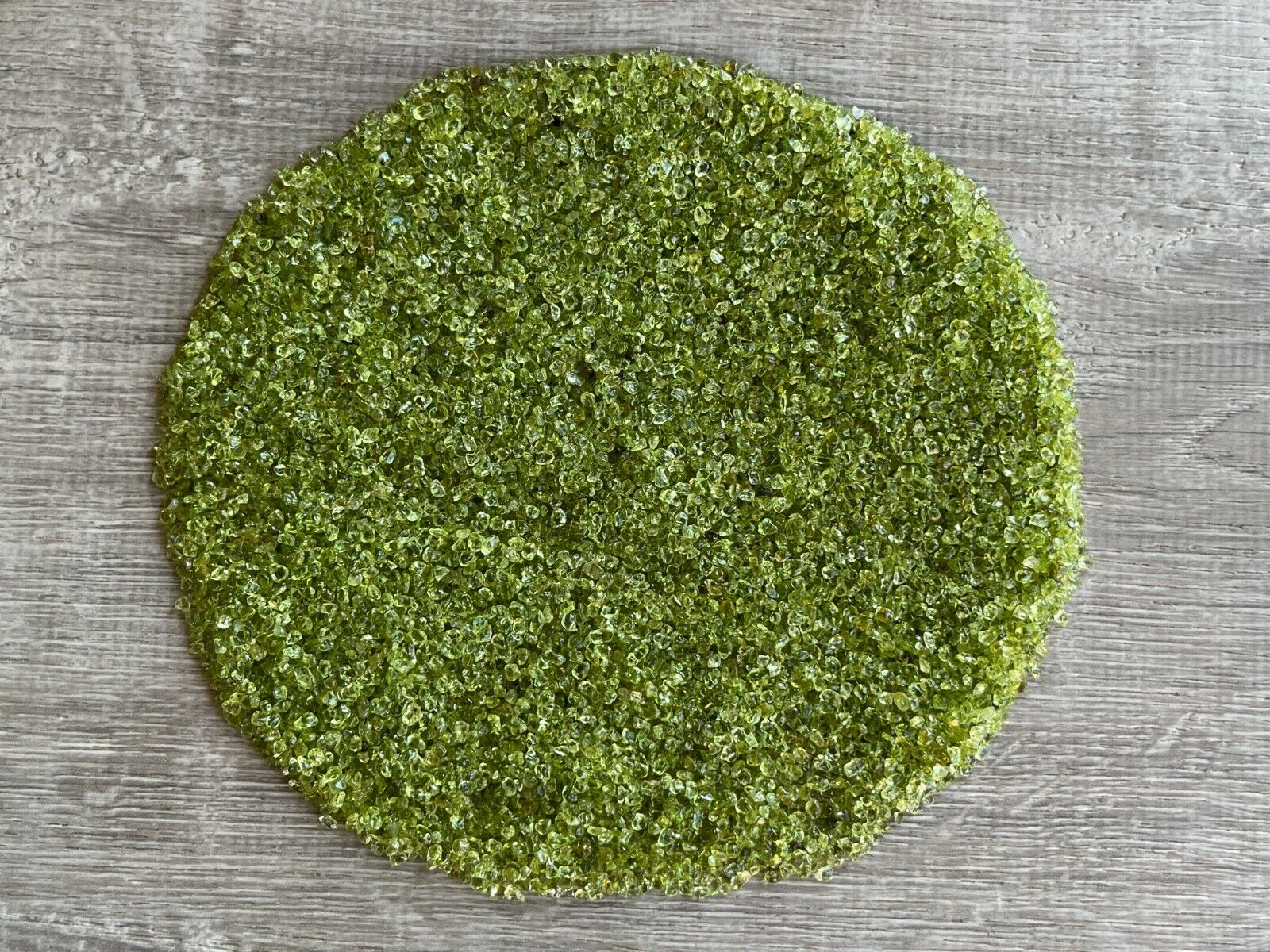 Grade A++ Peridot Semi Tumbled Gemstone Mini Chips 2 - 3 mm, Wholesale Bulk Lot