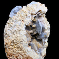 Amethyst Chalcedony Geode 1.8kg Natural Crystal Cluster Mineral India