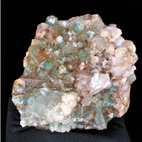 826g Green Himalayan Clear Quartz Cluster Rare Mineral Specimen from India
