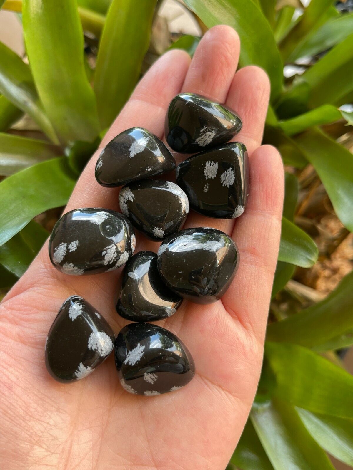 1/2 Lb Lot Tumbled Stones, 0.75-1.25" Crystal Healing Stones, Choose Stone Type