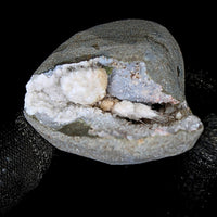 Scolecite Geode 118g Natural Reiki Stone for Calm Meditation Energy