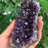 Deep Purple Amethyst Cluster From Uruguayan, Amethyst Geode, Raw Amethyst