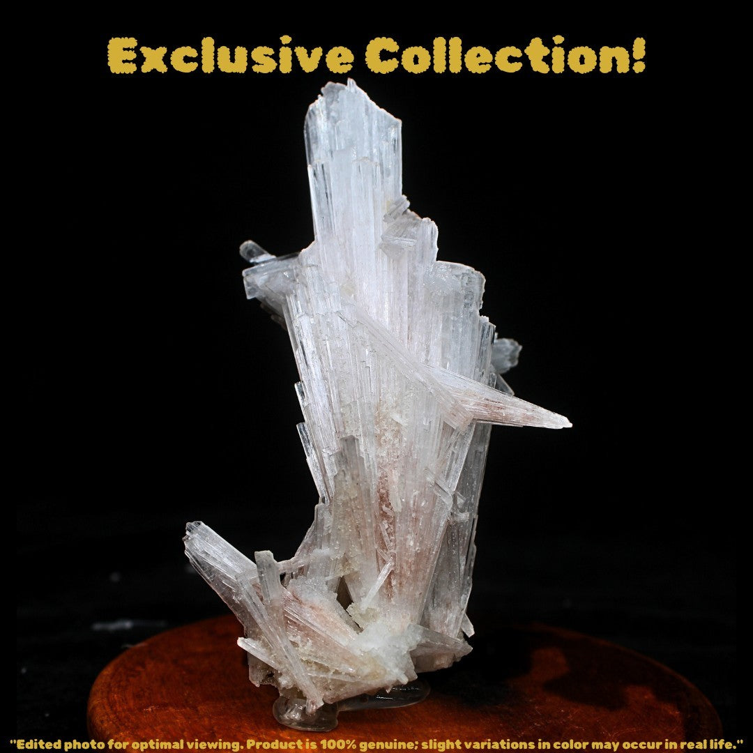 Natural Scolecite Healing Cluster 115g 12x7 cm Calming Stone for Meditation