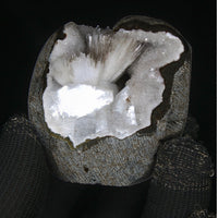 128g Scolecite Spray in Heulandite Geode Rare Zeolite Mineral Specimen India