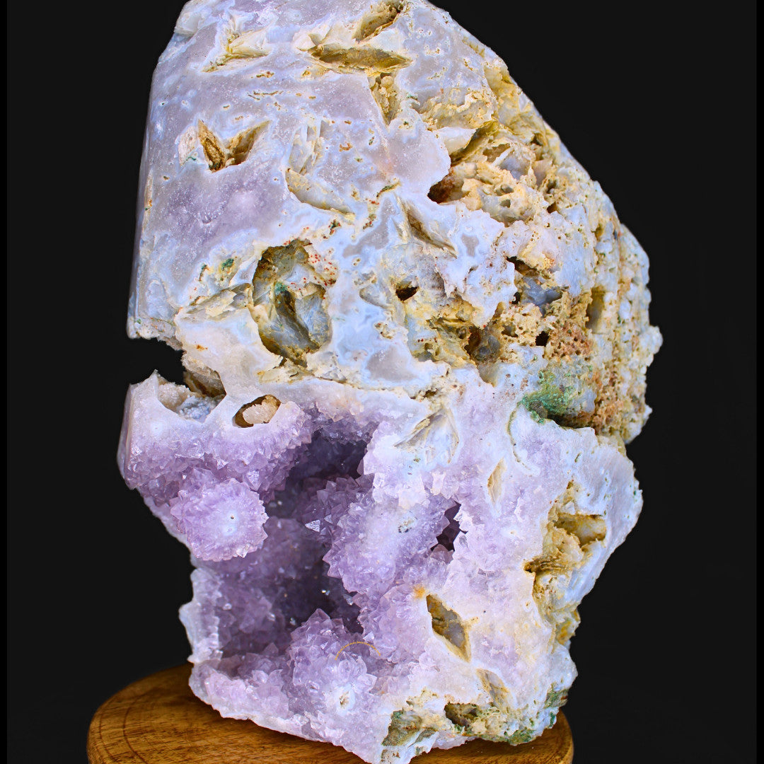 Clearance Amethyst Cut Base Crystal Geodes - Natural Quartz Cluster Specimens