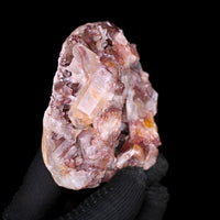 Phantom Quartz Crystal Cluster 318g 9x7 cm Natural Raw Healing Stone India