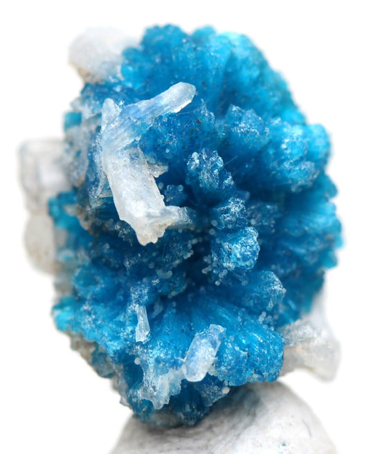 RARE CAVANSITE Crystal Cluster Mineral Specimen Poona INDIA