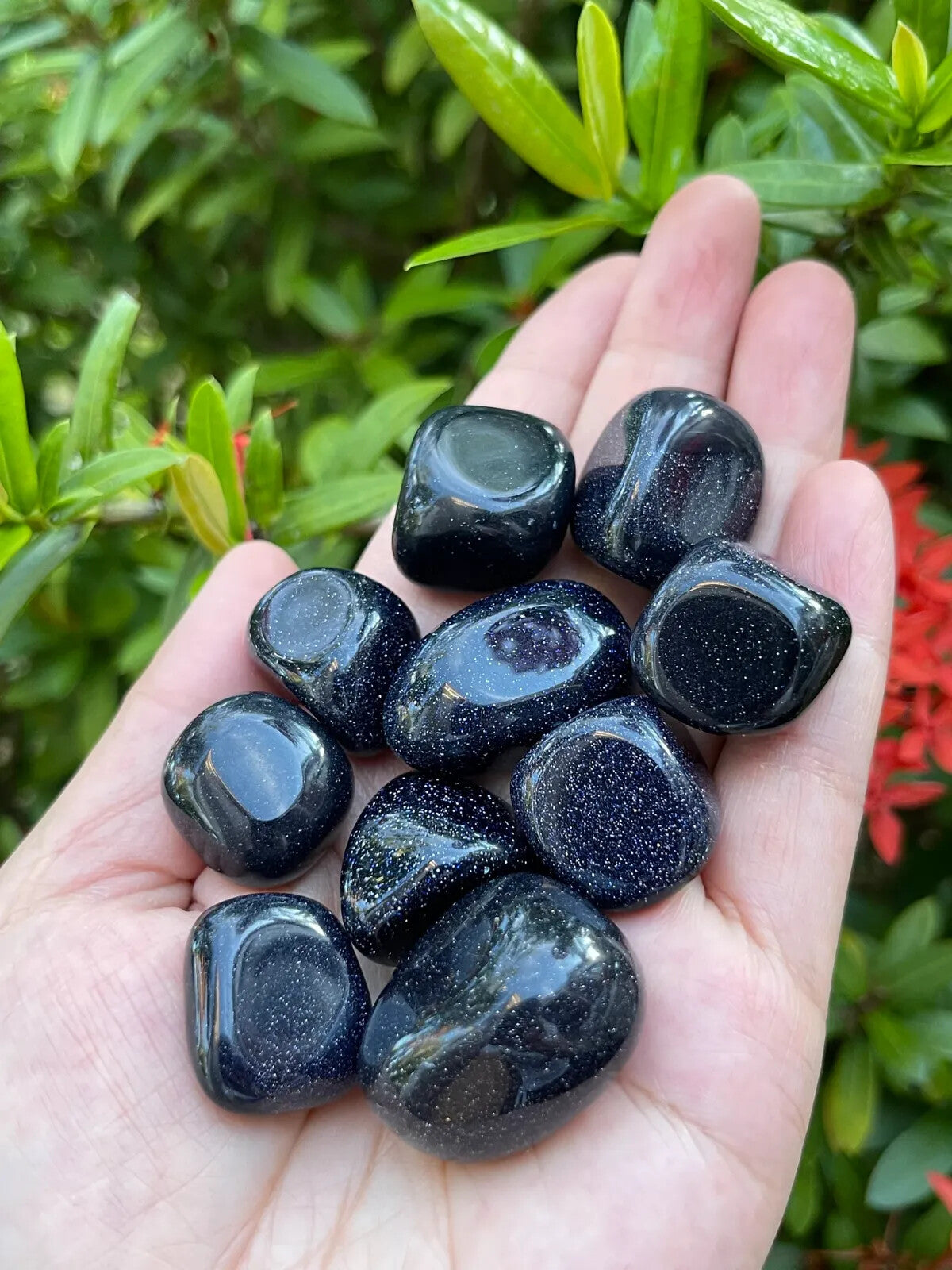 1/2 Lb Lot Tumbled Stones, 0.75-1.25" Crystal Healing Stones, Choose Stone Type