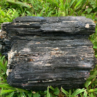 Extra Large Black Tourmaline Chunk / Rod / Log, Natural Rough Black Tourmaline