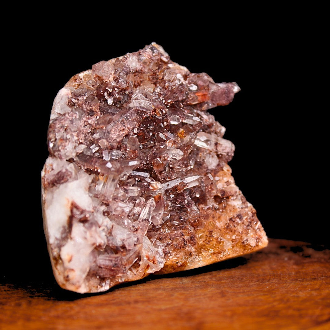 110g Natural Phantom Quartz Cluster 6x5.5cm Crystal Mineral from India