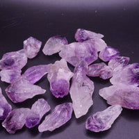 Amethyst Points 1/4 Lb Natural Dark Purple Crystal Points Gemstone Specimens