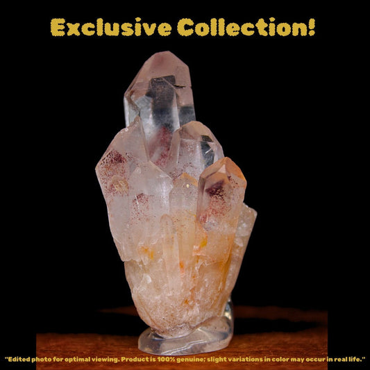 Natural Phantom Clear Quartz 32g | 6x3 cm | Rare Healing Stone for Energy