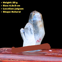 Himalayan Clear Quartz Cluster 25g 5x4x3cm Raw Crystal Energy Healing Stone