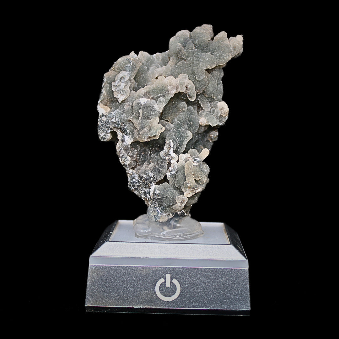 Rare Coral Chalcedony Cluster 130g Mineral Specimen Zeolite India